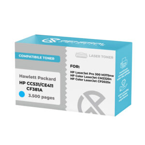 HP CC531A/CE411A/CF381A Toner Kompatibilni Plavi Cyan